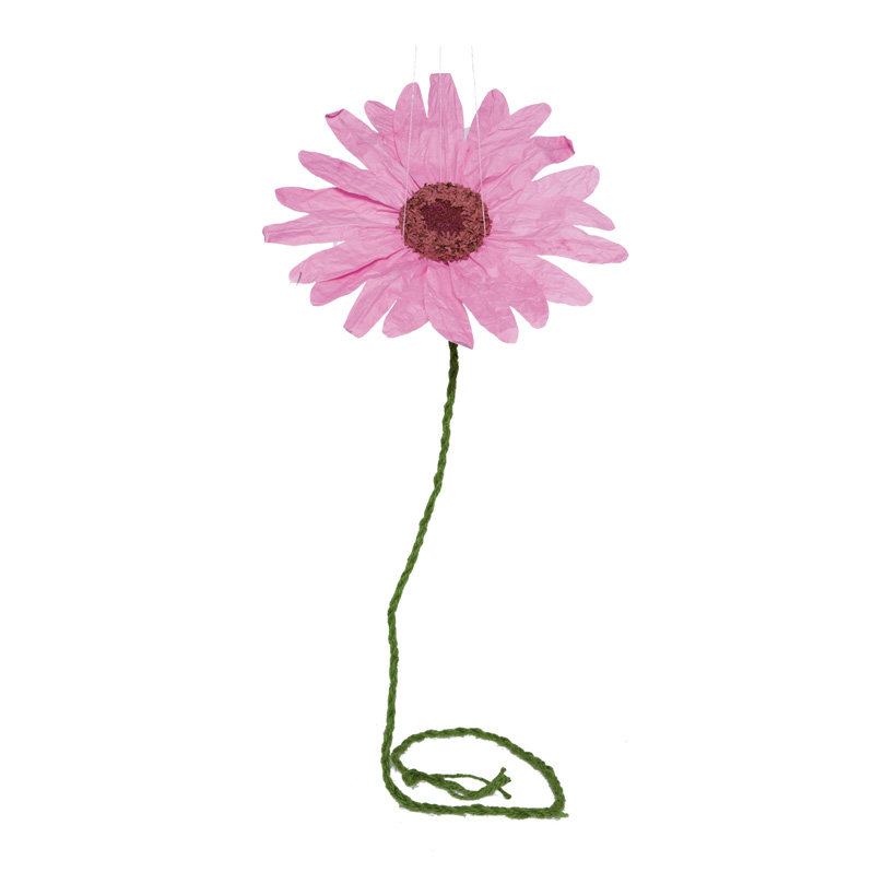 Gerbera flower, Ø 40cm, for hanging, paper, with 100cm string