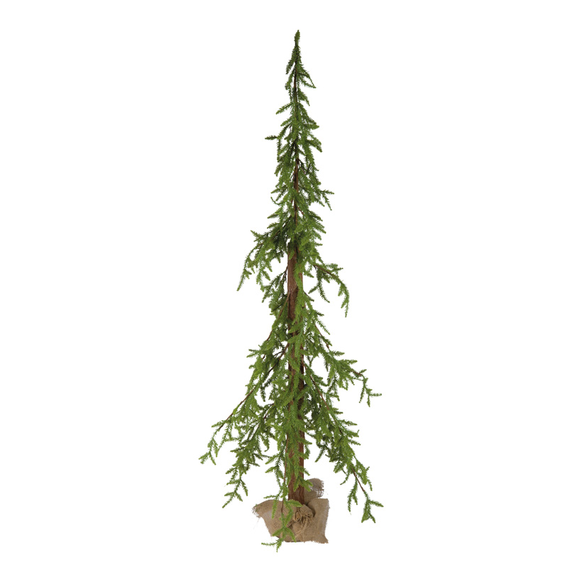 Fir tree "spruce", 180cm 622 tips, out of plastic, with jute bag, spray cast tips