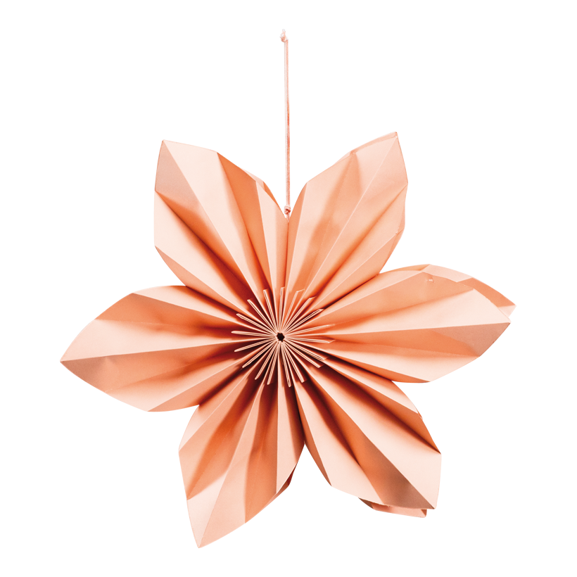 Flower out of paper, _ 30cm foldable, with magnetic closure, for hanging