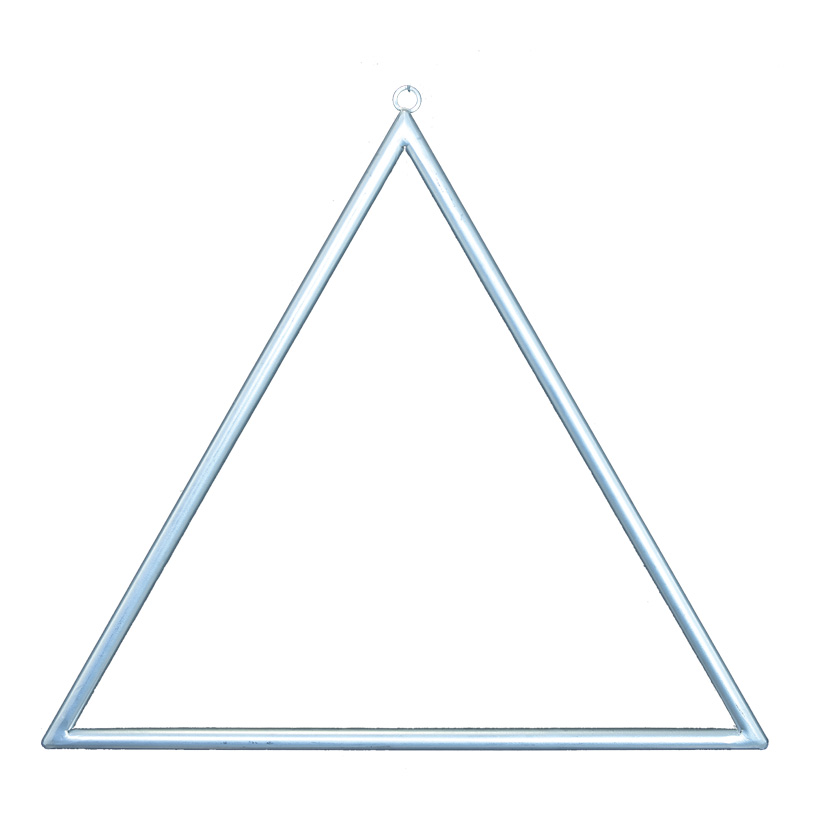 Cadre métallique, 45x45cm triangulaire, avec cintre, pour décorer