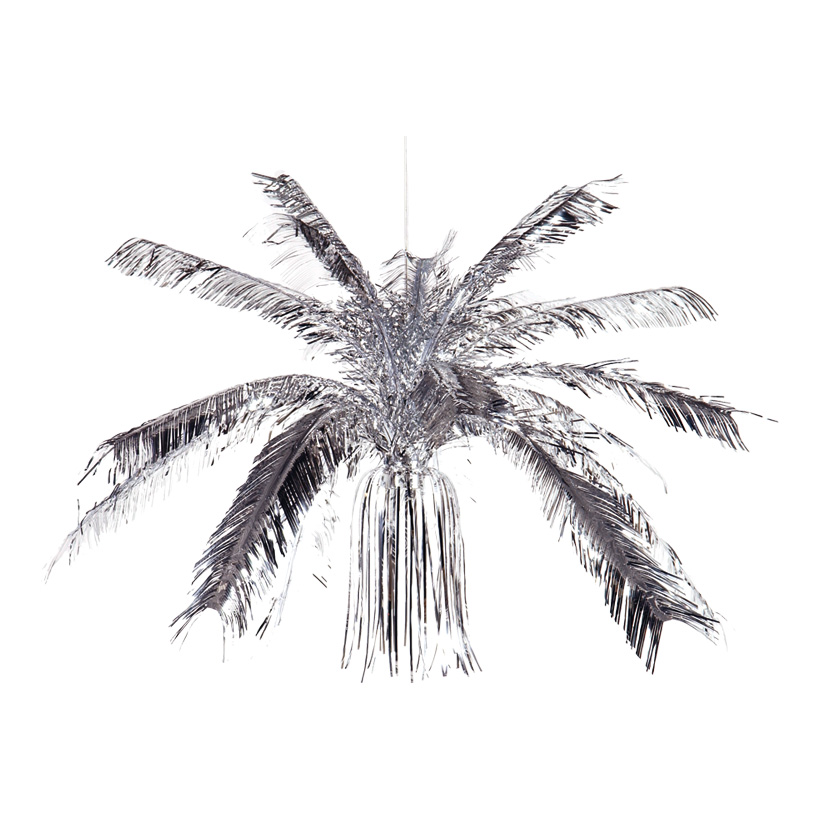 Palm cut fountain, Ø 85cm, 55cm, metal foil