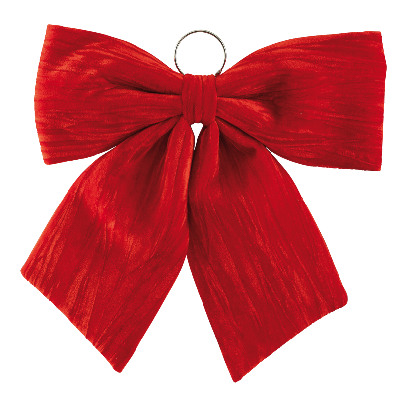 Noeud 48x44cm en velours, ‡ suspendre