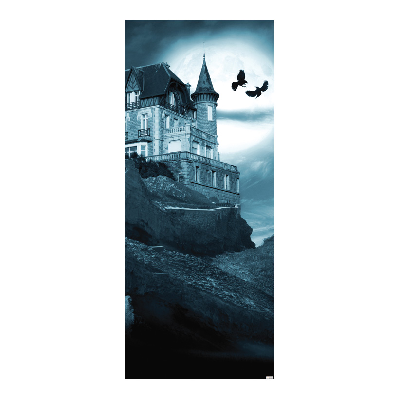 Banner Creepy Castle, 80x200cm fabric