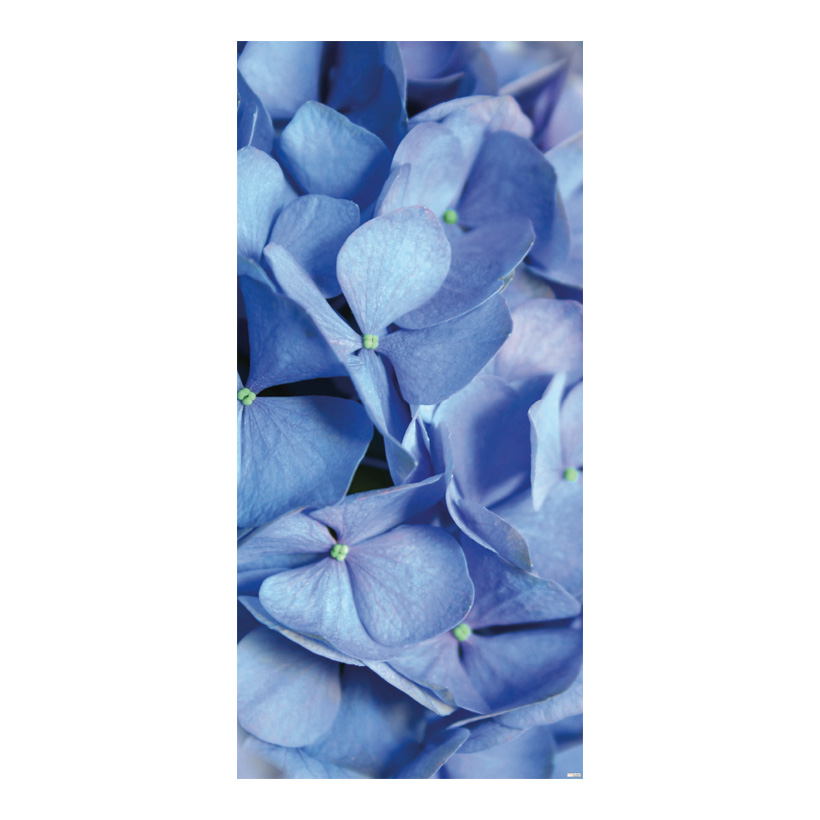 # Motivdruck "Blue Hydrangea", 180x90cm Stoff