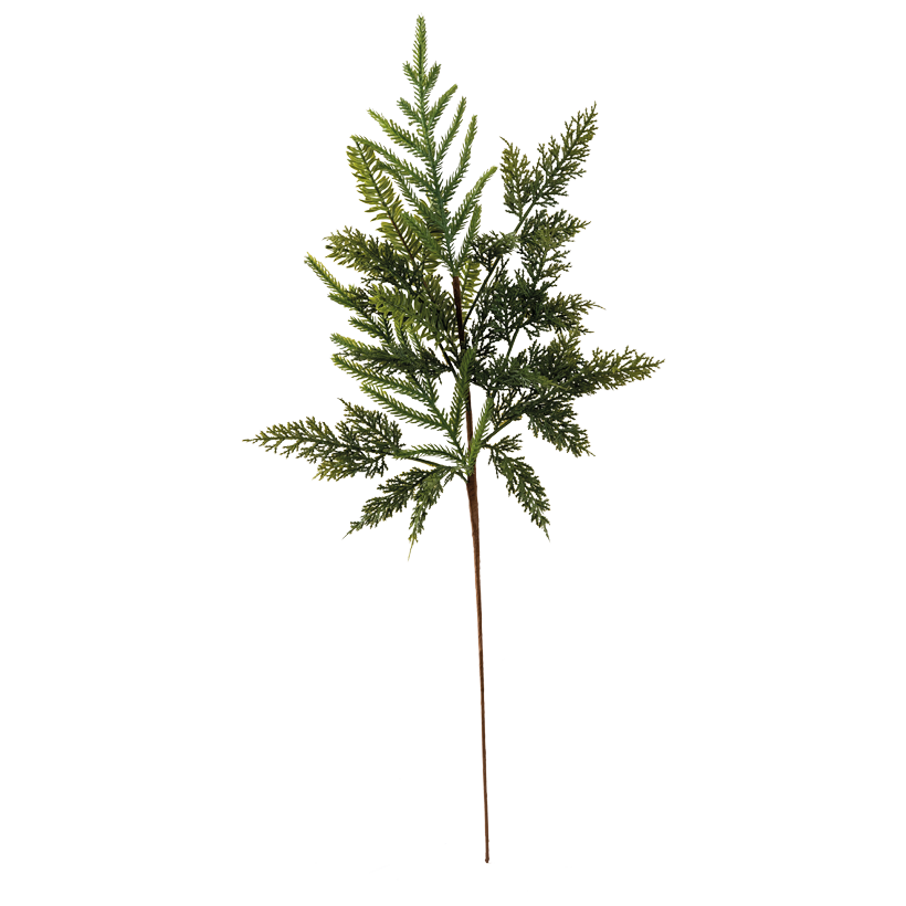 Twig, fir mix, 70x25cm out of PE (Polyethylene), one-sided, flexible, stem: 35cm