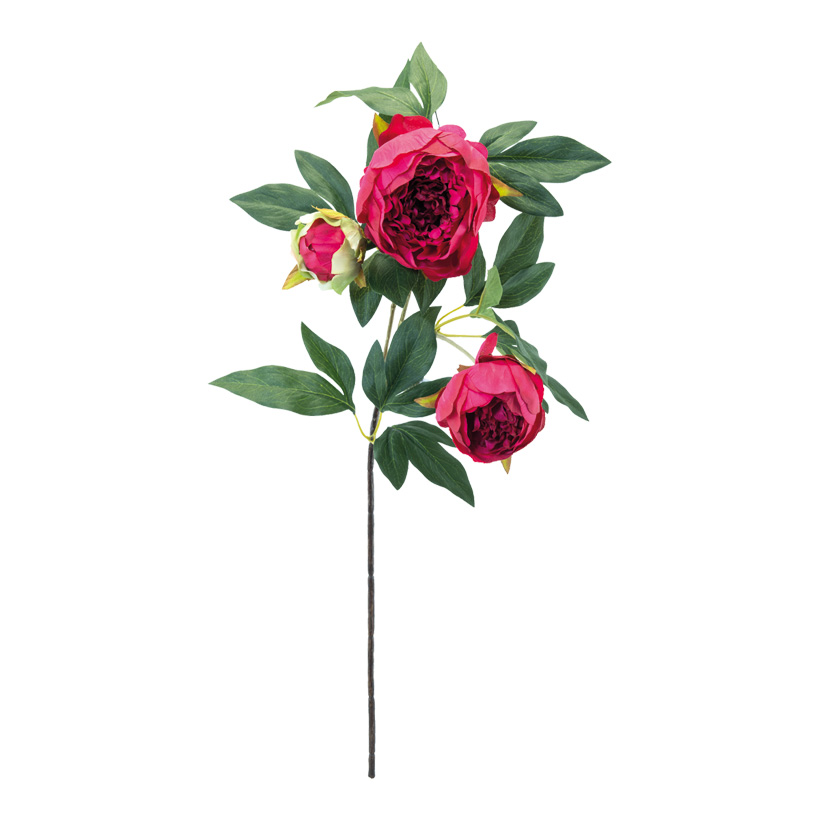 Peony, 75cm 3-fold, made of artificial silk