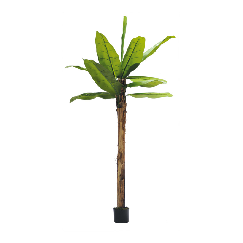 # Banana tree, 240cm, 12 leaves made of artificial silk, in pot, stem made of natural fibre