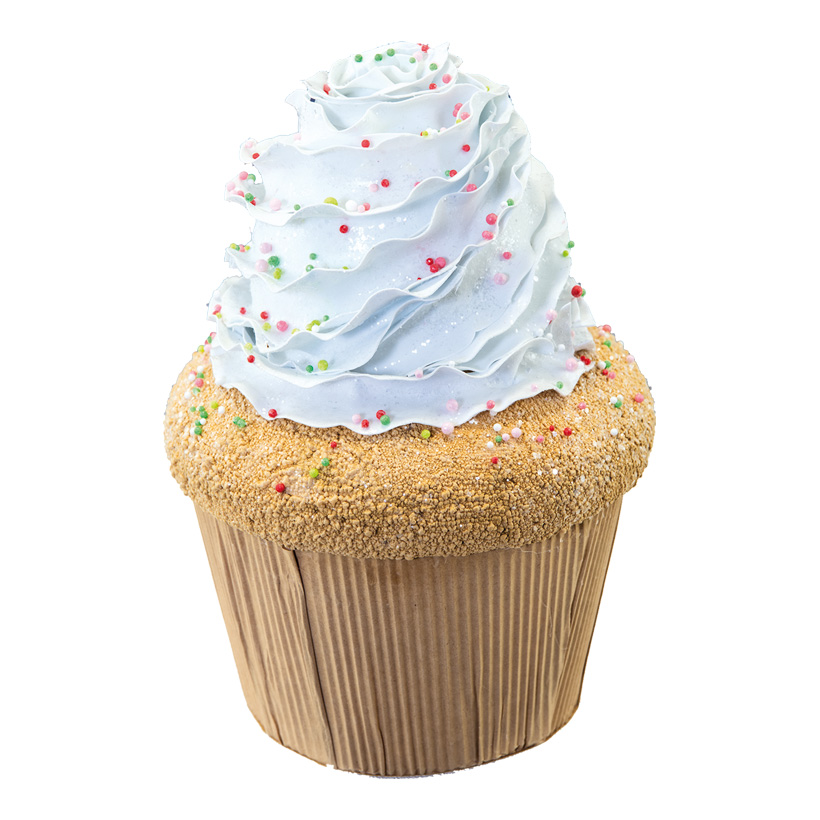 Cupcake crème fraîche, H: 24cm XL, en mousse dure