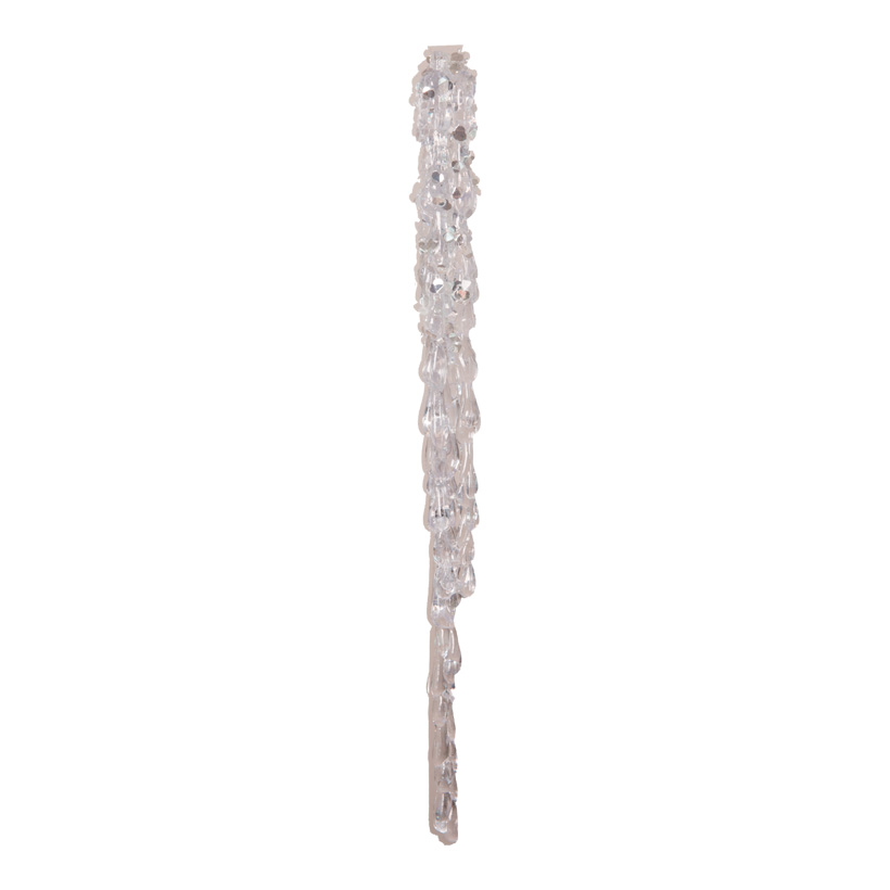 Eiszapfen, 30cm, mit Hänger, Kunststoff