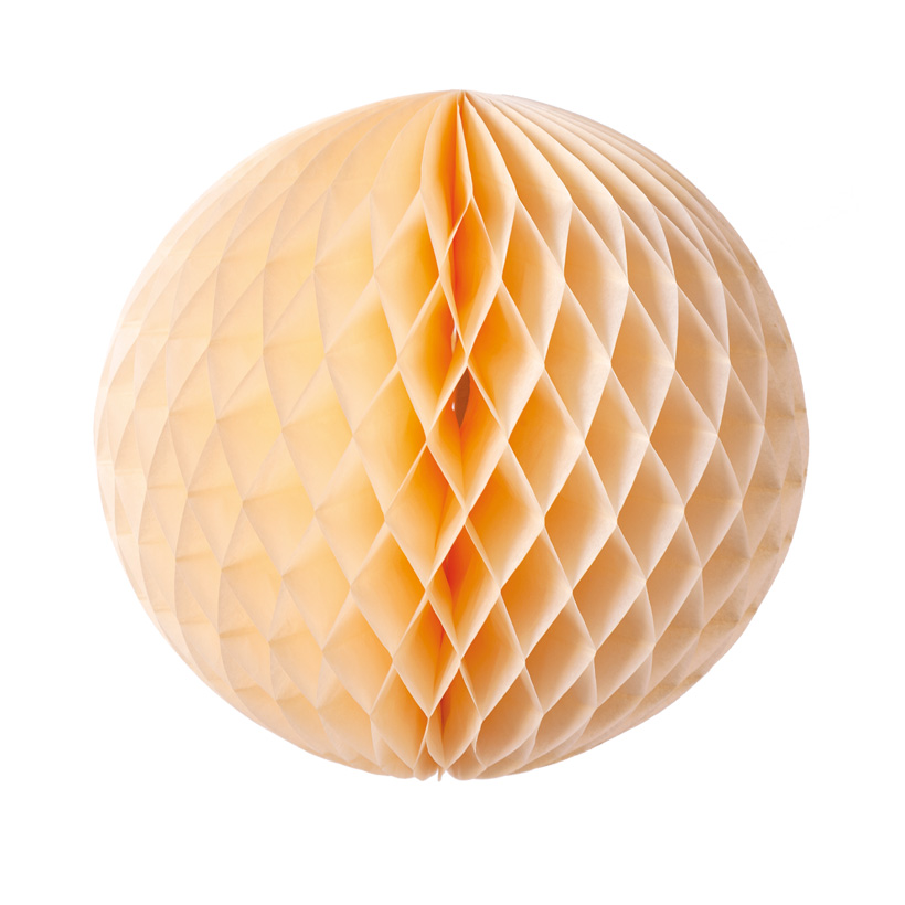 # Honeycomb ball, 60cm made of paper, with nylon hanger, flame retardant according to M1