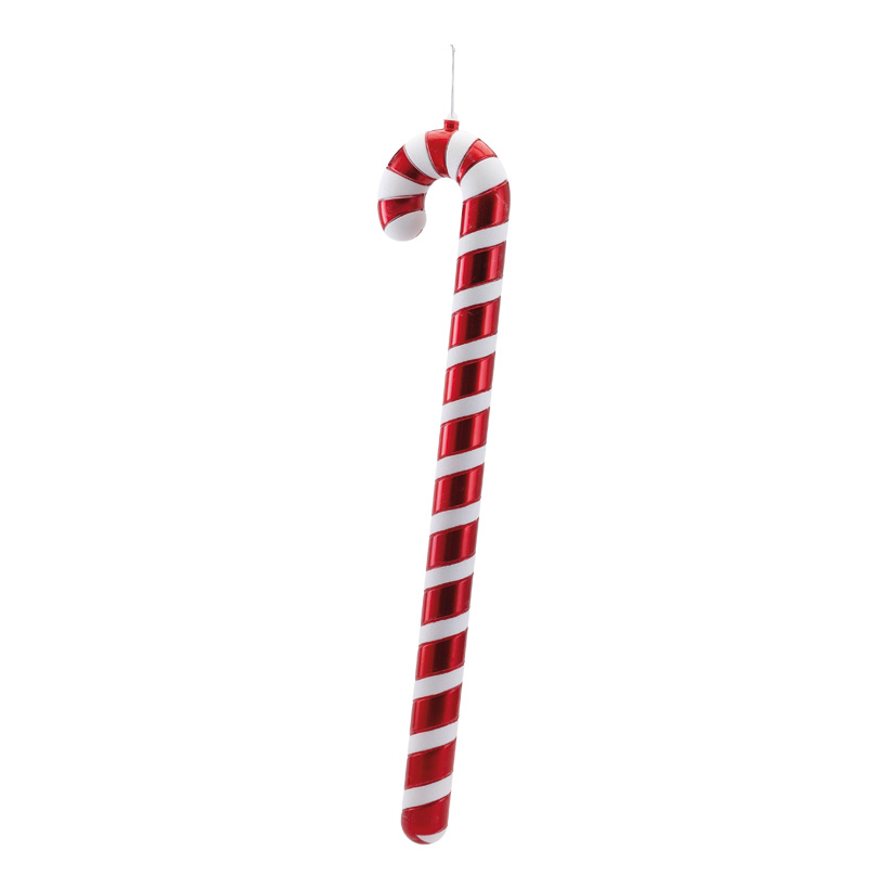 Candy stick, 90cm out of plastic, with glitter, with hanger