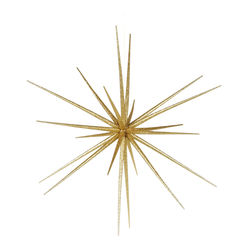 Sputnikstern, Ø 21cm, zum Zusammensetzen, aus Kunststoff, mit Glitter