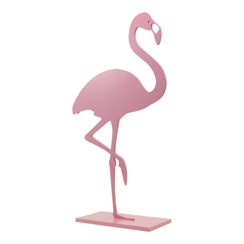 Flamingo auf Ständer, 85x45cm Dicke: 12mm aus MDF