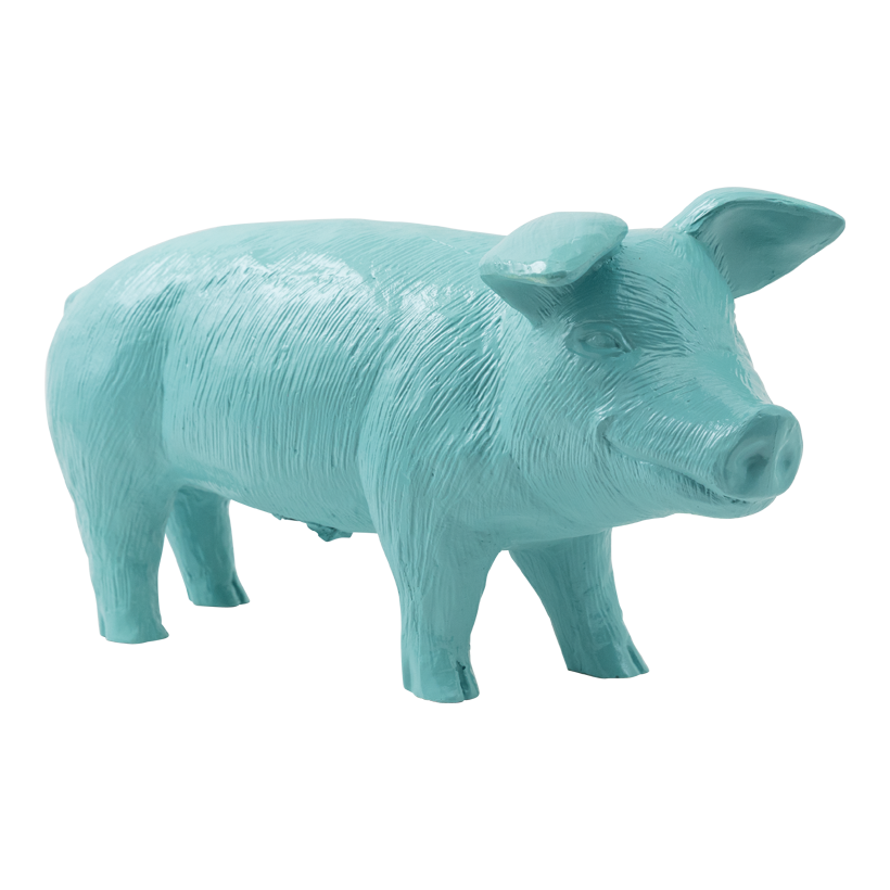 Piglet, 57x21x27cm out of polyresin, standing, weatherproof