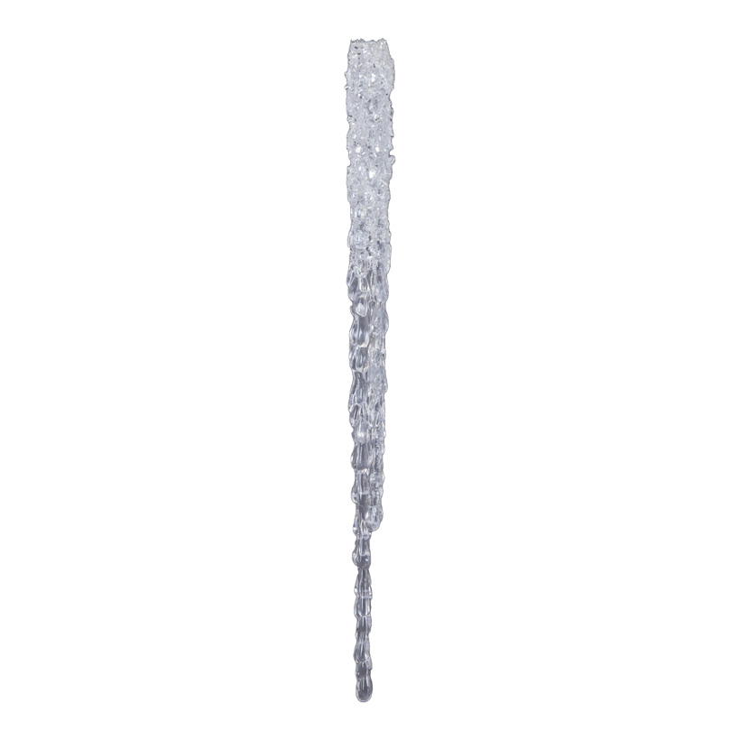 Ice cone, 40cm glittered, with hanger