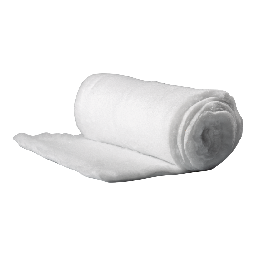 Snow carpet in bag, 4x0,3m 450g/bag, out of polyester, moldable, flame resistant according to DIN4102-B1