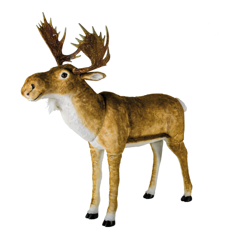 Moose, 180x100x180cm made of plastic & fake fur, multi-part