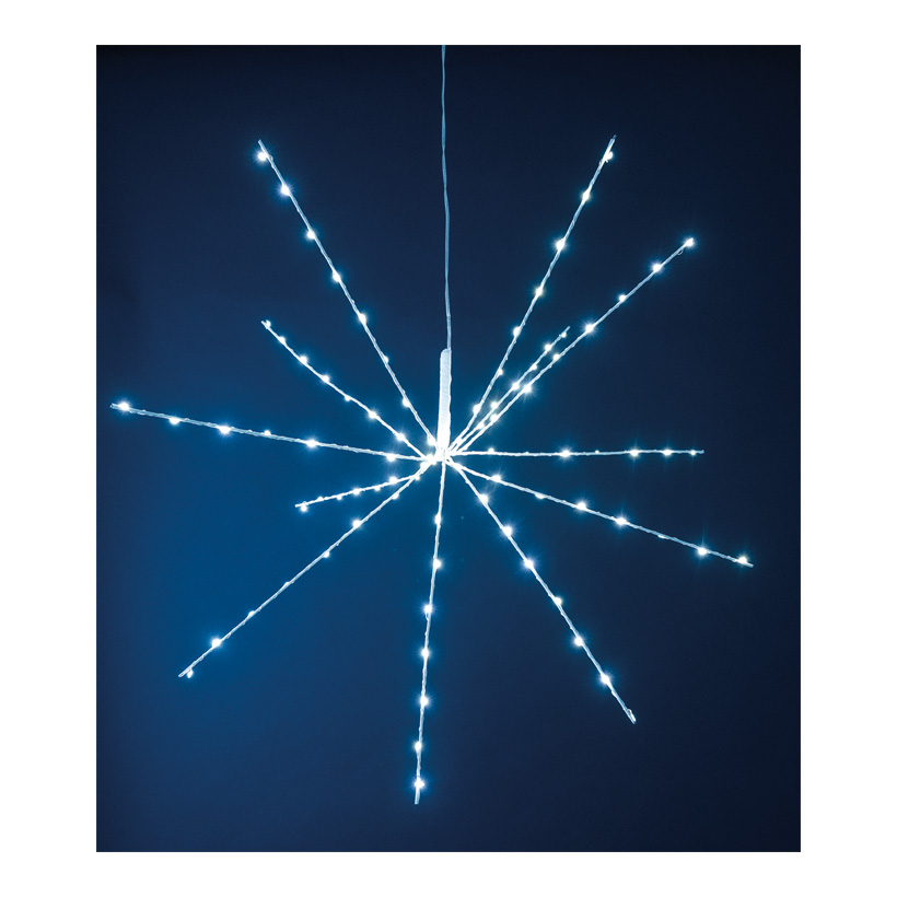 Mikro LED-Eiskristall, Ø 70cm 96 LEDs, 3,5V, IP44, 3m Zuleitung