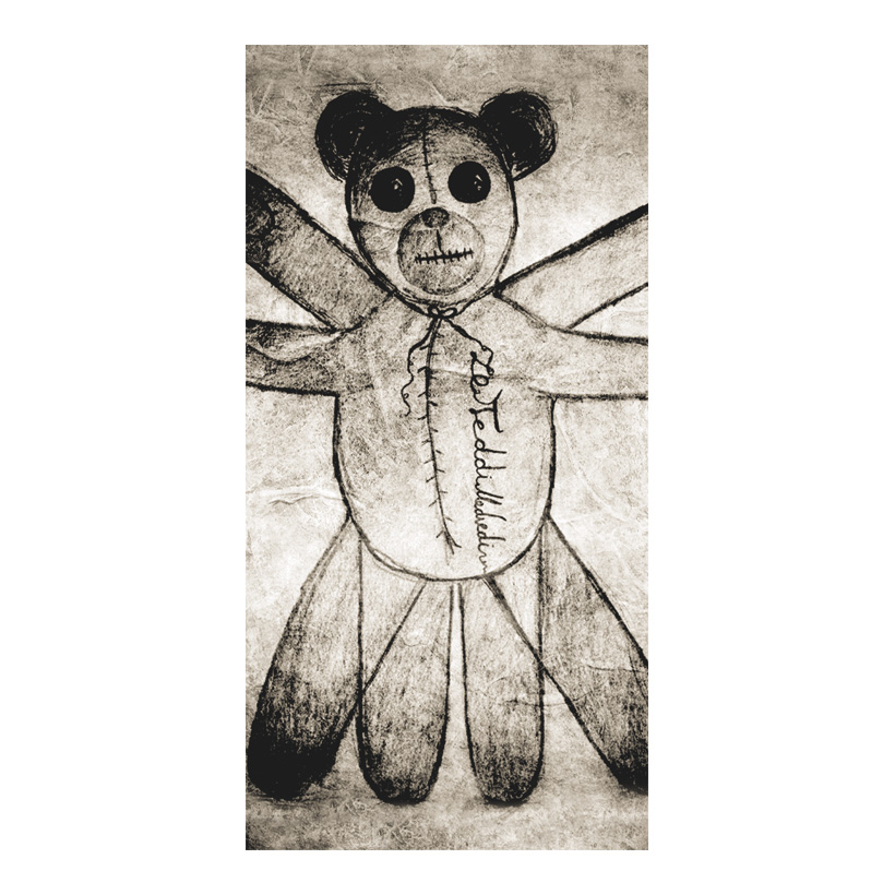 Motivdruck Teddy Leonardo, 80x200cm Papier