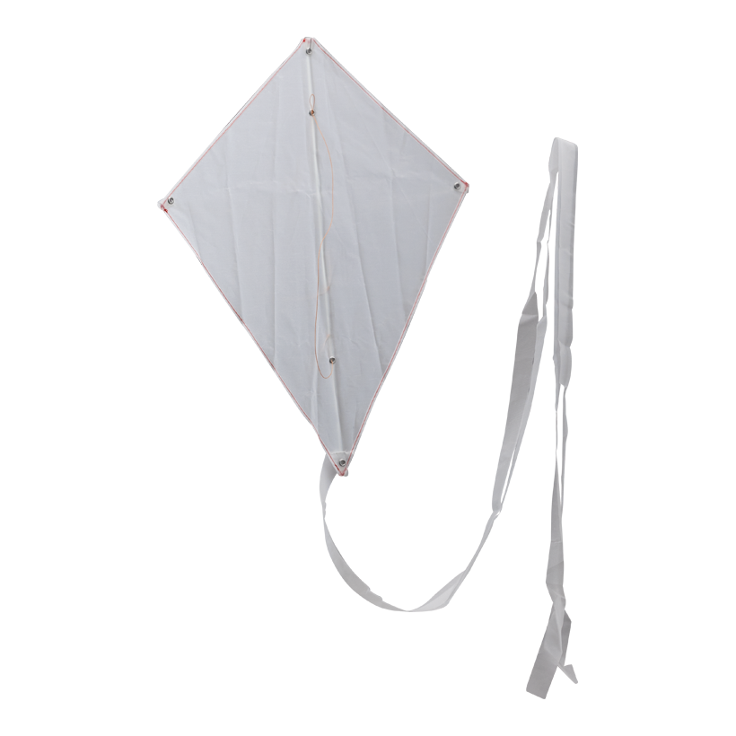 Cerf-volant, 50x40cm 1,5m Flugleine avec suspension 30cm, en nylon