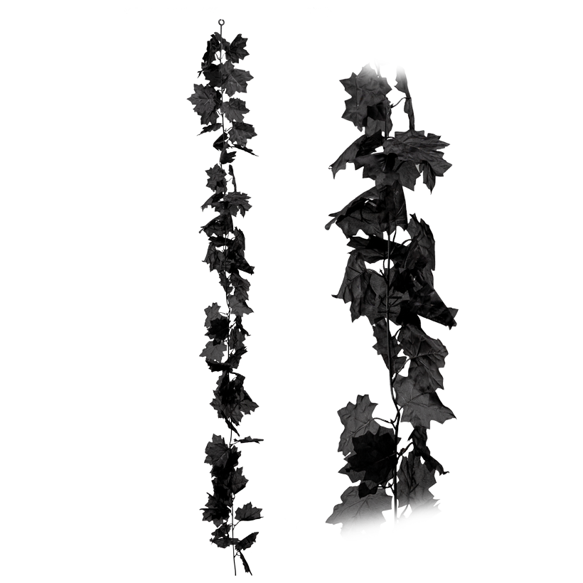 Autumn leaves garland, 175cm out of artificial silk and plastic, flexible