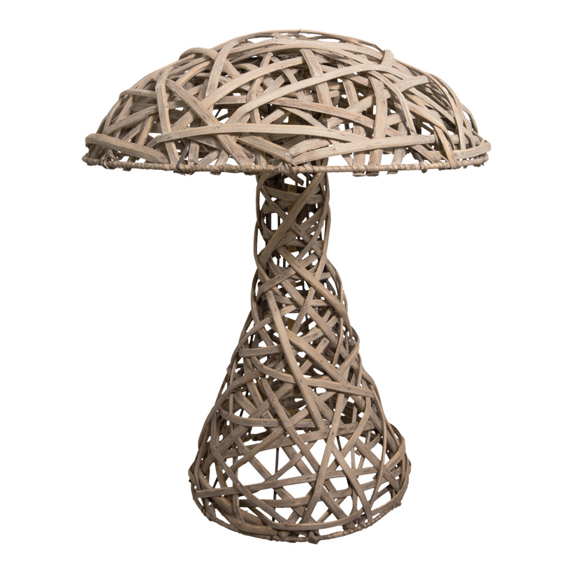 Mushroom, Ø 36cm, 50cm, willow plaited